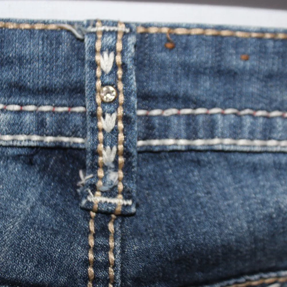 Antique Rivet Designer Jeans - Picture 8 of 14